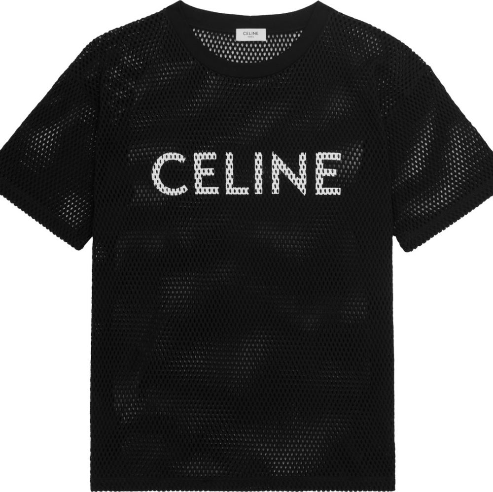 Celine Mesh Tshirt Black Medium